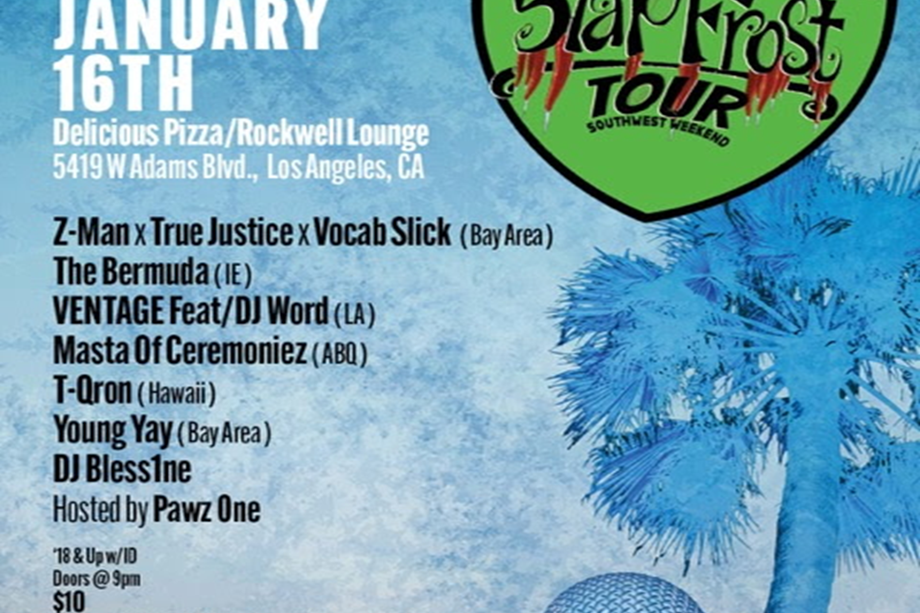 Jan 16-Slap Frost Tour - Los Angeles-Square