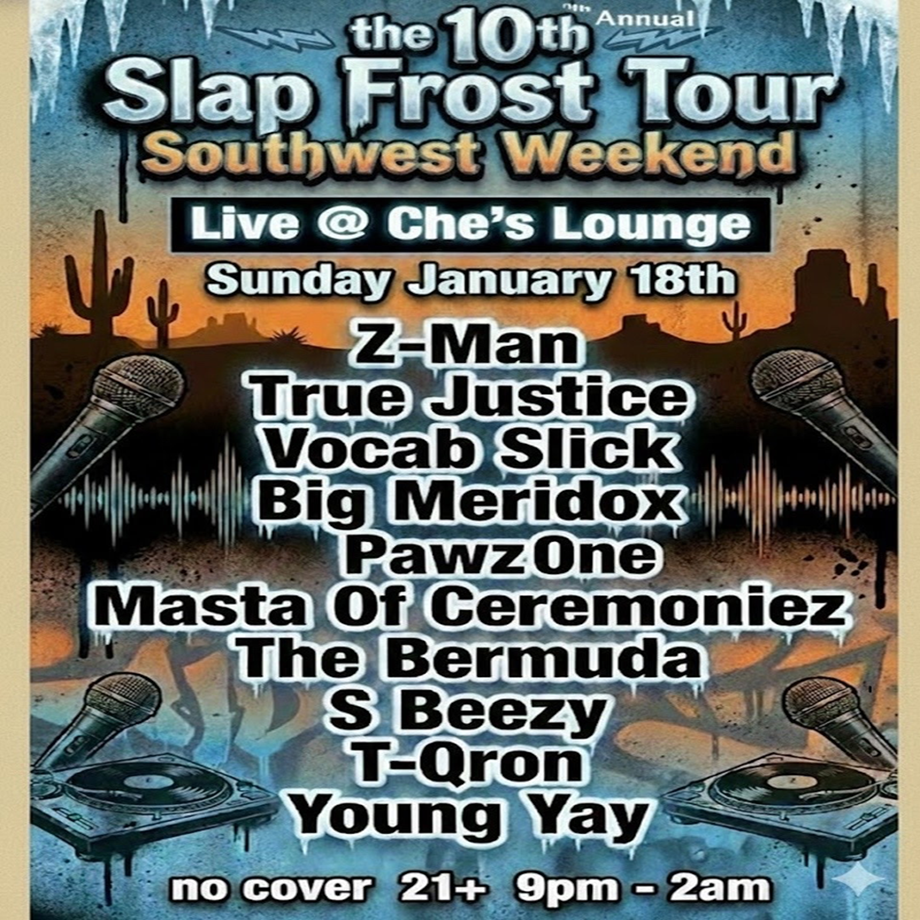 Slap Frost Tour - Tucson