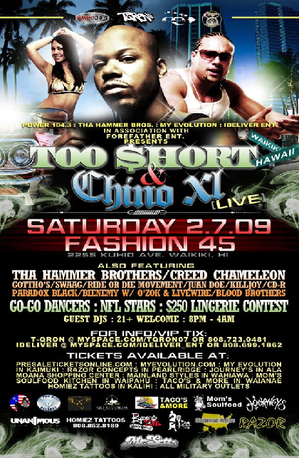 2009-2-7 - Too Short - Forefather Entertainment