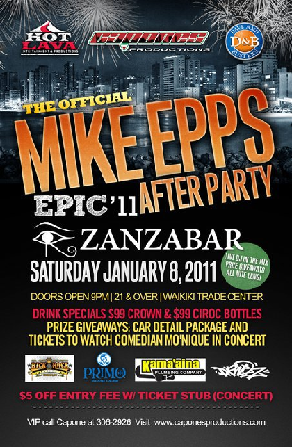 2011-1-11 - Mike Epps After Party - Hot Lava