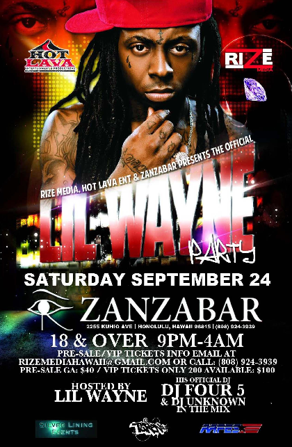 2011-9-24 - Lil Wayne After Party - Hot Lava