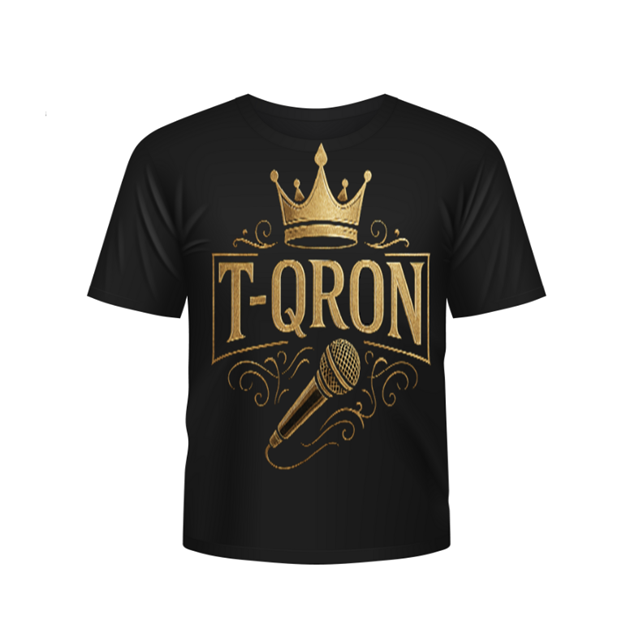 Black Gold King T-QRON Tee